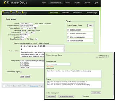 Patient Specific Treatment Goals