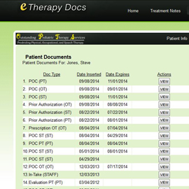 Patient file uploads